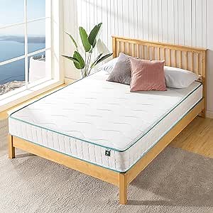 Zinus 10 Inch Tight Top Spring Mattress, Queen, Innerspring Mattress, CertiPUR-US Certified, Mattress in A Box