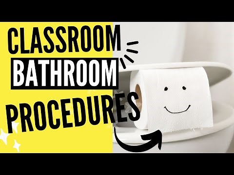 Bathroom Procedures to Teach in the Classroom with Bathroom Rules | Best Bathroom Pass and Etiquette