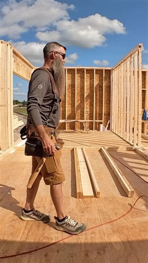 Besides doing the roof I am a fan of doing interior walls. Don’t know why that is but I do. Definitely hate hardharts though 😂. What’s your favourite part about a build besides the roof? @truewerk @keenutility #framing #framer #framersareadyingbreed | Canadian Carpenter