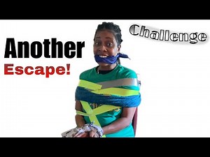 ESCAPE CHALLENGE WITH SCARFS AND DUCT TAPE😂