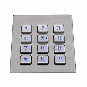 [Hot Item] Access Control Keypad/Stainless Steel Keypad for Kiosk