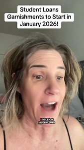 2.9K views · 712 reactions | Student loan garnishments to start in January 2026! #StudentLoans #students #didyouknowthis #fyp #foryoupage | Budget Bootcamp | Facebook