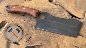 Making an Alien Cleaver#Knifemaking | Random Restoration