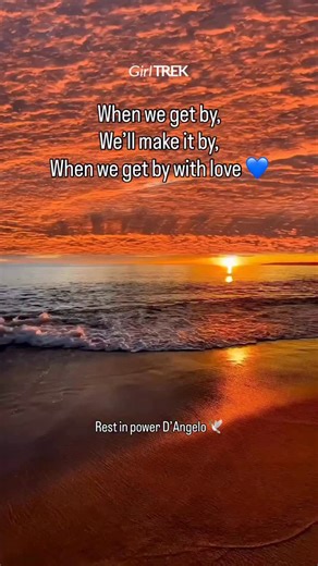 Honoring the soul of a generation. 🕊️ D’Angelo gave us more than music — he gave us medicine. His voice reminded us that love is how we survive, how we rise, how we get by. 💙 May his spirit continue to groove through every step, every joy, every act of care we share. 🙏🏾 | GirlTREK: Healthy Black Women and Girls