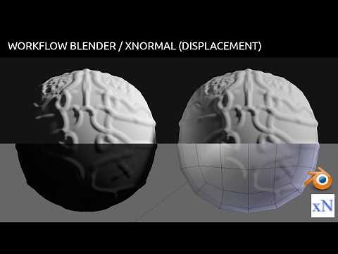 Blender Xnormal Displacement (Workflow)