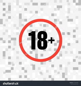 Under Eighteen Years Prohibition Sign Adults Stock Vector (Royalty Free) 1371605936 | Shutterstock
