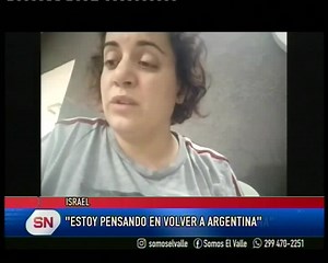 #Israel El terror de los valletanos que viven en ISRAEL #SN Juliana Glanz es oriunda de Roca y vive desde hace varios años en Israel. Contó cómo fue el sábado y el temor con el que viven tras los violentos hechos. Incluso dijo que piensan volverse a Argentina con su familia. “Vivimos con miedo” dijo Juliana en Somos Noticias. | Somos El Valle