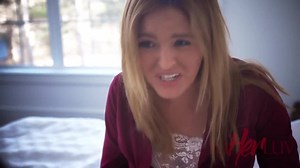 Slim young blonde aubrey sinclair