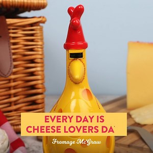 1.1K views · 41 reactions | Gromit's arch neme-swiss, Fromage McGraw, brie-lieves every day is National Cheese Lover's Day. Tread Caerphilly. He's a fearsome foe! 燎 Are you missing a penguin in an extra-mature disguise? 燎燎  Shop online: https://bit.ly/3Foat2c | Gromit Unleashed | Facebook