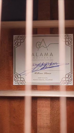 Jumbo Mango Top, Mahogany Back and Sides #everyonehighlights #proudpinoymade #everyonefollowers | ALAMA Guitars