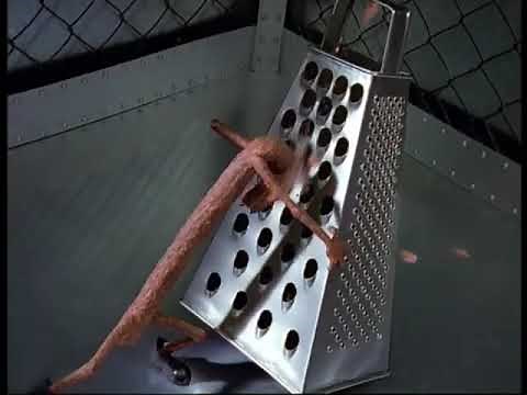 one minute of cheese grater vs peperami