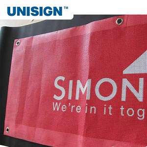 [Hot Item] High Quality Printing Advertising PVC Mesh Banner Black Back Rolls
