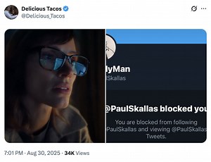 LindyMan blocked you | Jessica Chastain at the Computer / The Savant