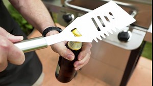 Heavy Duty Stainless Steel Basic BBQ Grill Accessories Barbecue Tool Utensils Set with Cleaning Scraper Brush Spatula Long Tongs Fork Storage Apron, Grilling Gift for Men Outdoor Barbecue Kit (30PCS)