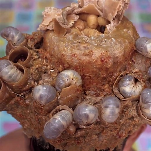 1.4K views | Itchy Dry Scalp Satisfying Dandruff Removal Worm Hole By Hand Full #269 Part 2 | Help remove ticks | Facebook