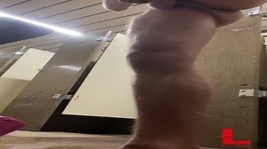 Locker room bathroom