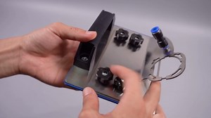 Angle Grinder Stand for Tile 45 Chamfer Cutting, Stainless Steel Stand with 5 Saw Blades and Water Tube, Special Cutting Brackets