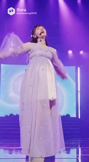 Pregnant Japanese Idol Shows Baby Bump