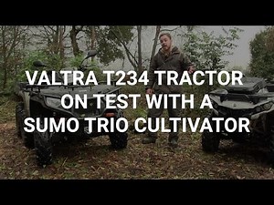 Valtra T234 tractor on test with a Sumo Trio cultivator