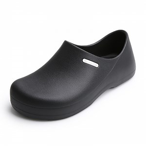 [Hot Item] Waterproof Non Slip Black Hotel Kitchen Chef Shoes Clogs for Men Women