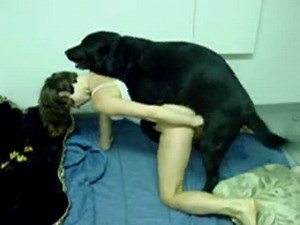 Petite Russian girl enjoys getting fucked by her lovely dog