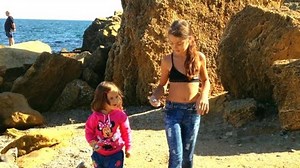 Дикий пляж слева. Одесса. Wild beach, left side. Odessa.