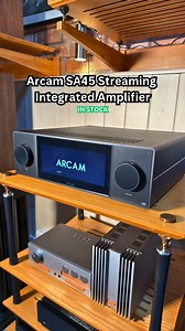 The Arcam SA45 Streaming Integrated Amplifier is the flagship model in the range. Added features over the SA35 include a more powerful Class G amplifier and dual subwoofer outputs. Moreover, the display is now 8.3” in size. Power supply upgrades include a toroidal transformer and an improved user interface. ⚡⚡ https://shorturl.at/v2I3W | Audio Affair | Facebook