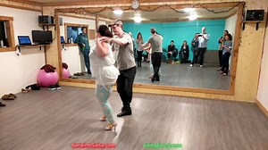 By day, Bob Wilson is part of the Living Forest staff we are so proud of and thankful for, and he can be seen driving our backhoe or wielding all manner of tools and equipment around the park. But in addition to his Bachelor of Jazz degree from VIU where I first met him when I was an instructor there (he's fabulous guitarist and sound engineer), he also rock climbs. He has many talents! Here, however, you see another one of his passions - teaching and performing Latin dance. Along with his wife 