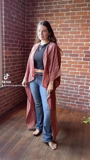 Our Nova Silk Kimonos come in so many groovy colors and patterns 🌞 shop now! | Mountain Girl Clothing