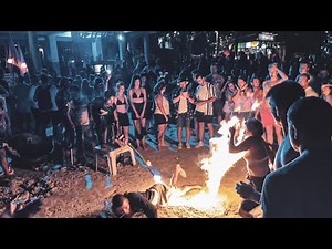 Am LUAT FOC BETI la cea mai NEBUNA PETRECERE | Full Moon Party |🇹🇭