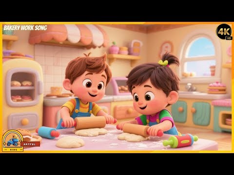 🍰 Bakery Shop Song for Kids | Let's Bake Together! 🎶🧁 | Fun Learning Song for Children