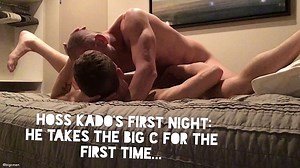 Hoss Kado's First Night: He Takes The Big C For The First Time @ ManSurfer