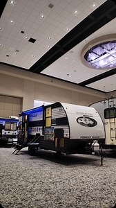 Looking for an affordable, mid-sized travel trailer? Welcome to the 2025 Wolf Pup 16CM! #rv #camping #camper #glamping #van #vanlife #trailer #travel #roadtrip | Lakeshore RV Center