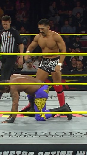 Josh Alexander watches Simon Gotch from ringside before their match at No Surrender! #tnawrestling #prowrestling #fbreels #wrestling #simongotch #joshalexander | TNA Wrestling