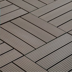 [Hot Item] Light Weight Portable Bammax Garden Decking Tile Click Deck Tiles