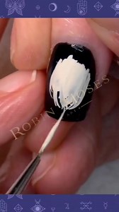 Thr Russian Sleep Experiment Scary Nails 💅😬 #scarynails #halloweennails2023 #robinmosesnailart #horrornails #blackandwhitenails | Robin Moses Nail Art