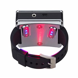 Laser Therapeutic Acupuncture Diabetic Rhinitis High Blood Pressure Red Laser Watch