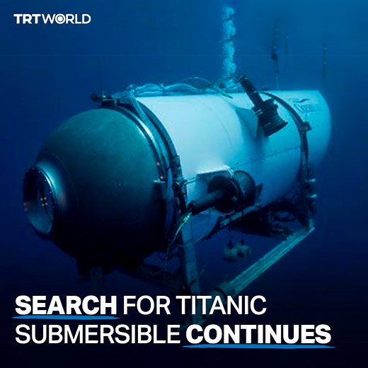 Rescue teams have picked up underwater noises during the search for the missing Titanic submersible. The 'Titan' vessel was on its way to explore the legendary Titanic wreckage when it lost all communication on June 18. | TRT World