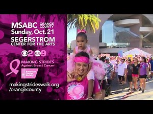 CBS2/KCAL9 To Participate In Making Strides: OC Walk On Oct. 21