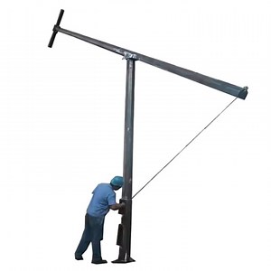 [Hot Item] 9m MID Hinged Octagonal Galvanized Street Steel Lighting Lamp Pole Foldable Street Light Pole