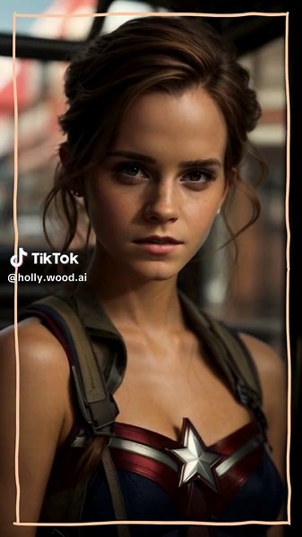 Captivating AI-Generated Image of Emma Watson | #EmmaWatson #AI #elegance