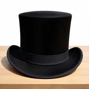 Handmade Black Silk Top Hat: Victorian Style Steampunk Cosplay Hats - Etsy