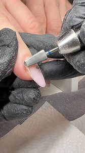 filing down acrylic nails #acrylics | Sarah's Nail Secrets