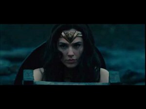 Wonder Woman Climbs Ladder
