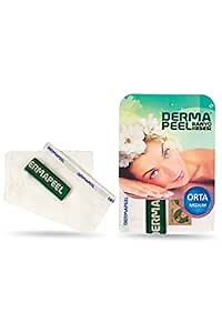 Dermapeel Premium Turkish Exfoliating mitt body gloves shower scrubber medium fabric