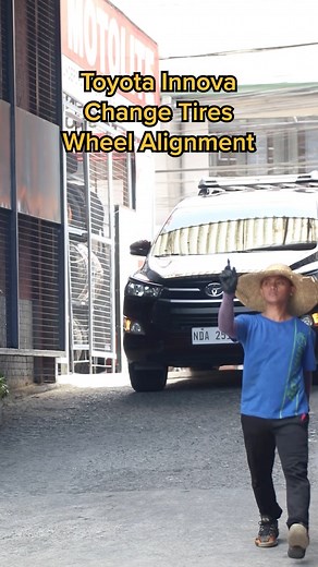 Toyota Innova Change Tires (Austone 235/55R18) and FREE alignment #toyota #innova #toyotainnova #carcaretips #autocare #mechanic #mechanicsoftiktok @Toyota Philipines #carsofinstagram #olivantires #olivantirestrading #tires #wheels | Olivan Tires Trading & Services