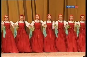 Watch this Russian dance group float across the stage.