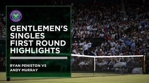 Battle of the Brits 🇬🇧 Catch the highlights of Andy Murray and Ryan Peniston who took to Centre Court in a first round encounter 💪 #Wimbledon | Wimbledon