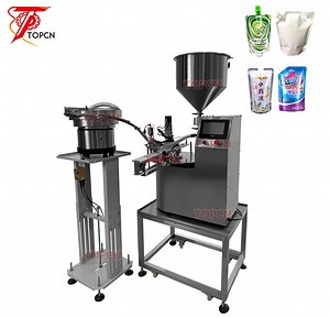 [Hot Item] Automatic Servo Gear Pump Monoblock Rotary Yogurt Drink Baby Food Pouch Fillilng Sealing Machine