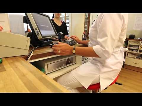 Salli Saddle Chair in healthcare, pharmacist